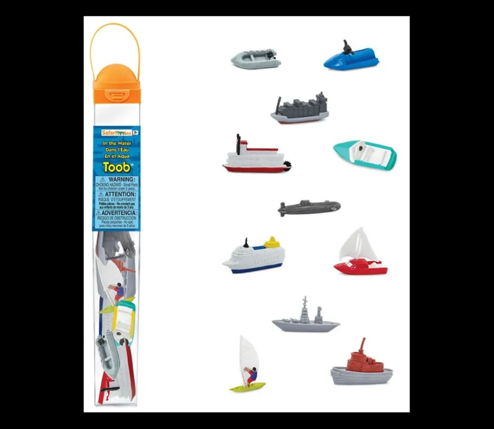 Tout Pour le Jeu 11 véhicules bateaux figurines de jeux "dans l'eau"