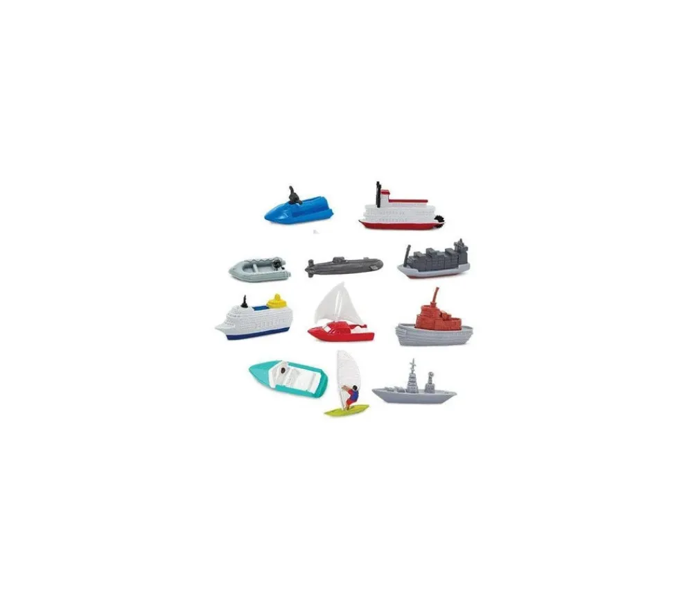 Tout Pour le Jeu 11 véhicules bateaux figurines de jeux "dans l'eau"