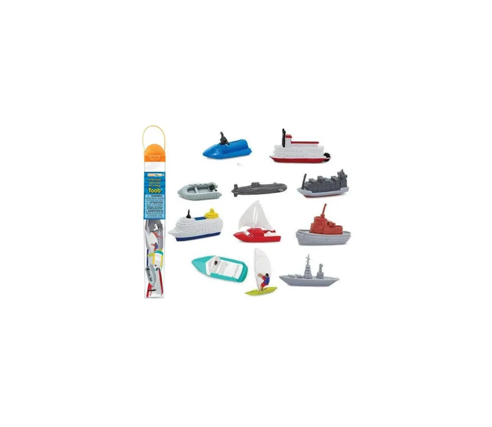 Tout Pour le Jeu 11 véhicules bateaux figurines de jeux "dans l'eau"