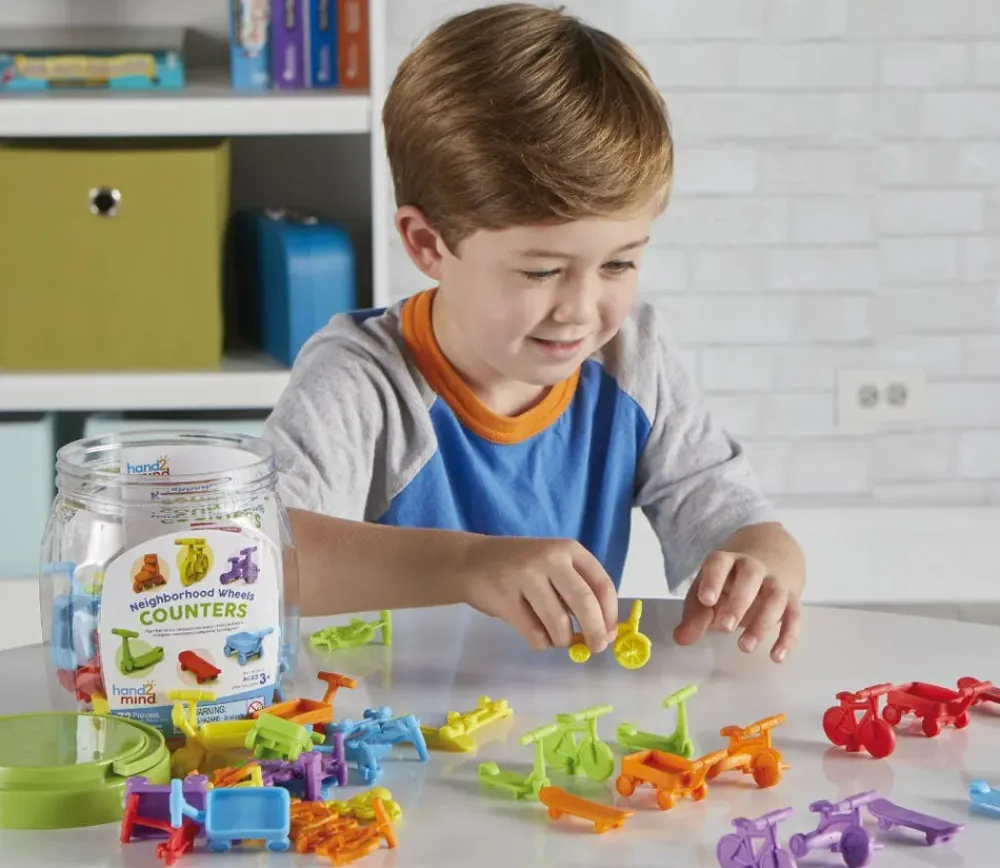 Tout Pour le Jeu 72 véhicules de trottoir : pions, tri, math