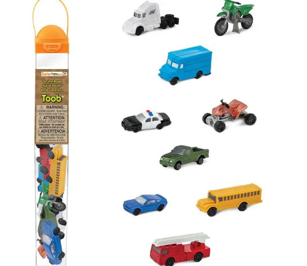 Tout Pour le Jeu 9 véhicules figurines de jeux "sur la route"