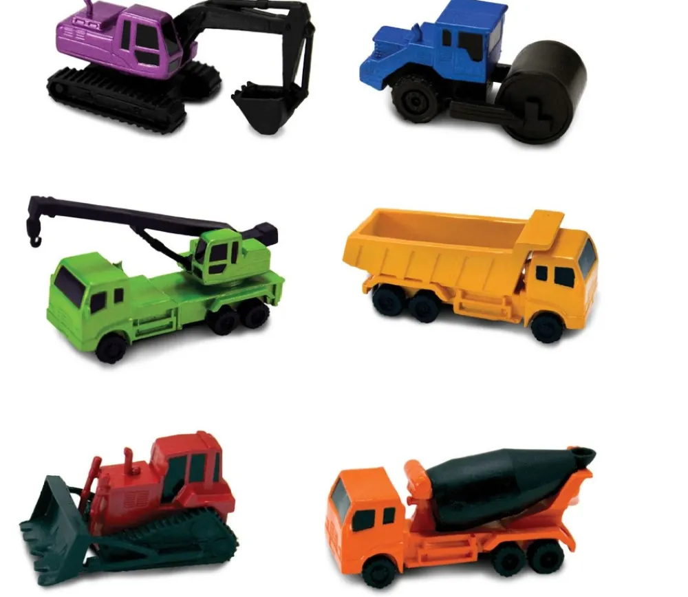 Tout Pour le Jeu 6 véhicules figurines de jeux "sur le chantier"