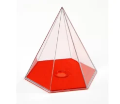 Tout Pour le Jeu 17 volumes géométriques plastique translucide 5.6 cm - Solides à remplir