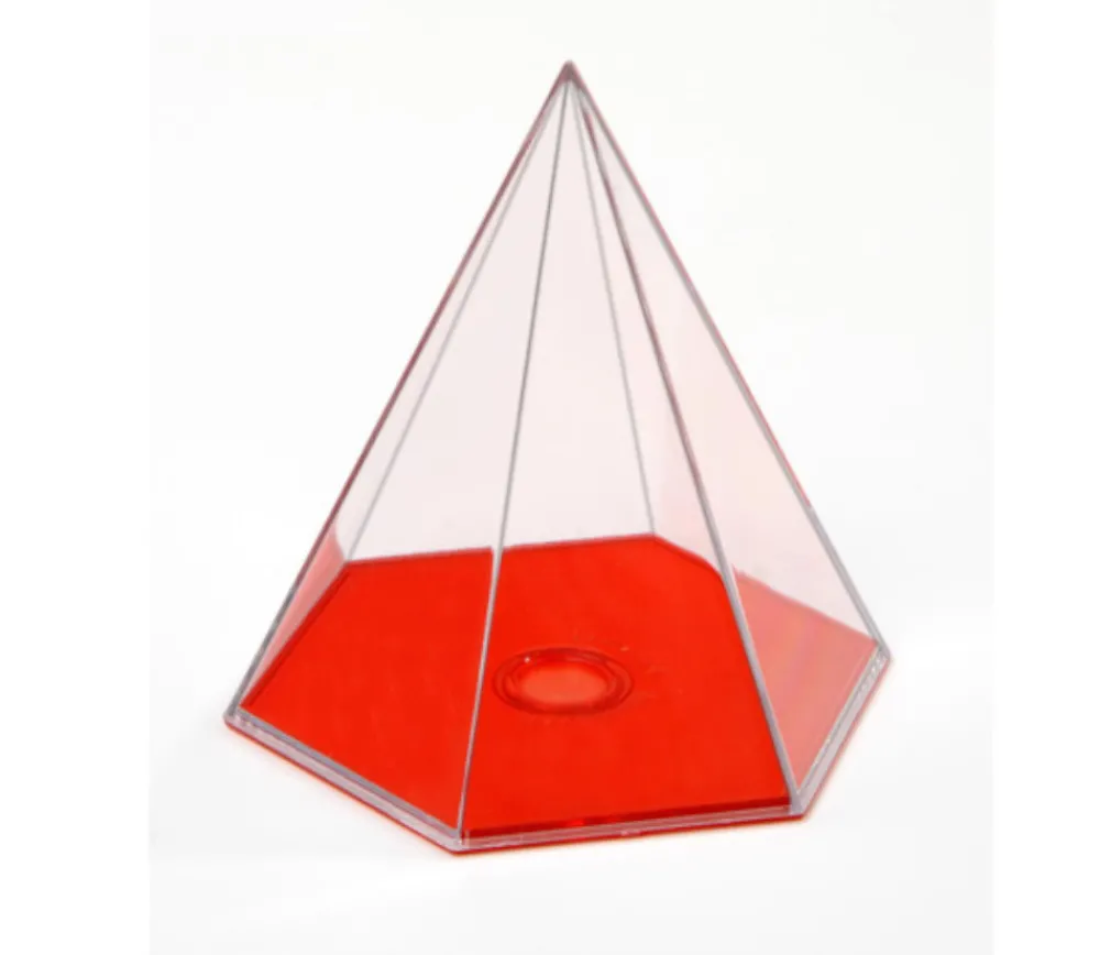 Tout Pour le Jeu 17 volumes géométriques plastique translucide 5.6 cm - Solides à remplir