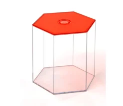 Tout Pour le Jeu 17 volumes géométriques plastique translucide 5.6 cm - Solides à remplir