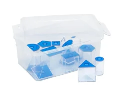 Tout Pour le Jeu 17 volumes géométriques plastique translucide 5.6 cm - Solides à remplir