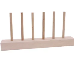 Tout Pour le Jeu Abaque de tri bois - Socle 6 tiges sans jetons