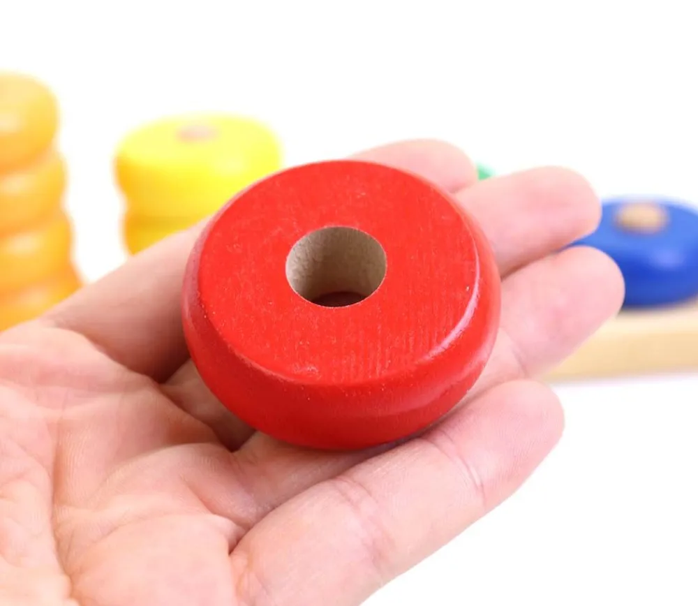 Tout Pour le Jeu Abaque tout en bois : 1 2 3 4 5 - 27 cm