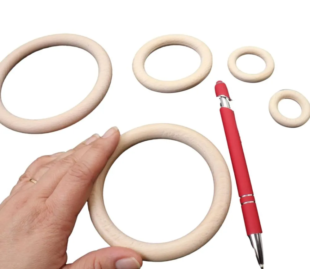 Tout Pour le Jeu Anneau en bois 10 cm pour jeux de lancer et d'adresse