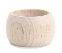 Tout Pour le Jeu Anneau en bois naturel à personnaliser - Ø 35 mm - 20 mm de haut