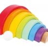 Tout Pour le Jeu Arc-en-ciel multicolore en bois grand modèle - 9 pièces