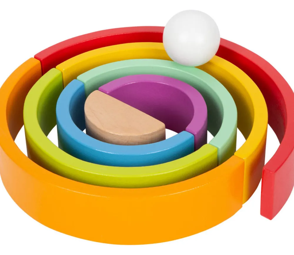 Tout Pour le Jeu Arc-en-ciel multicolore en bois grand modèle - 9 pièces