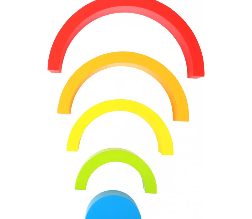 Tout Pour le Jeu Arc-en-ciel multicolore en bois - 5 pièces