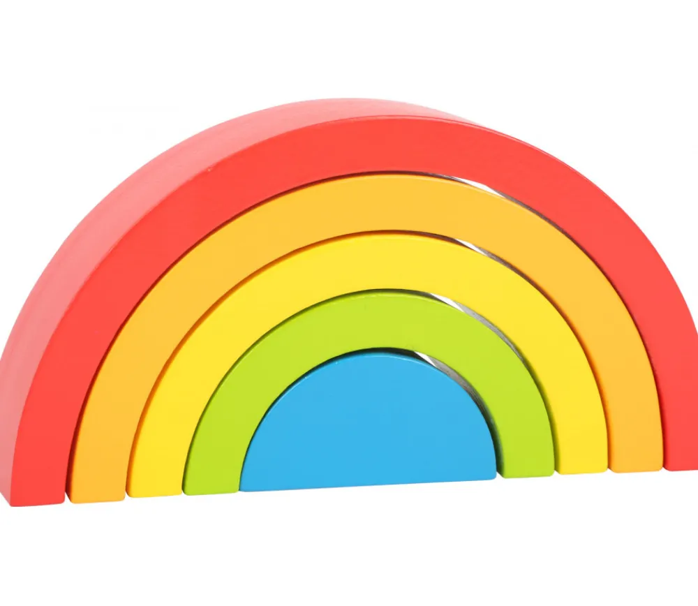 Tout Pour le Jeu Arc-en-ciel multicolore en bois - 5 pièces