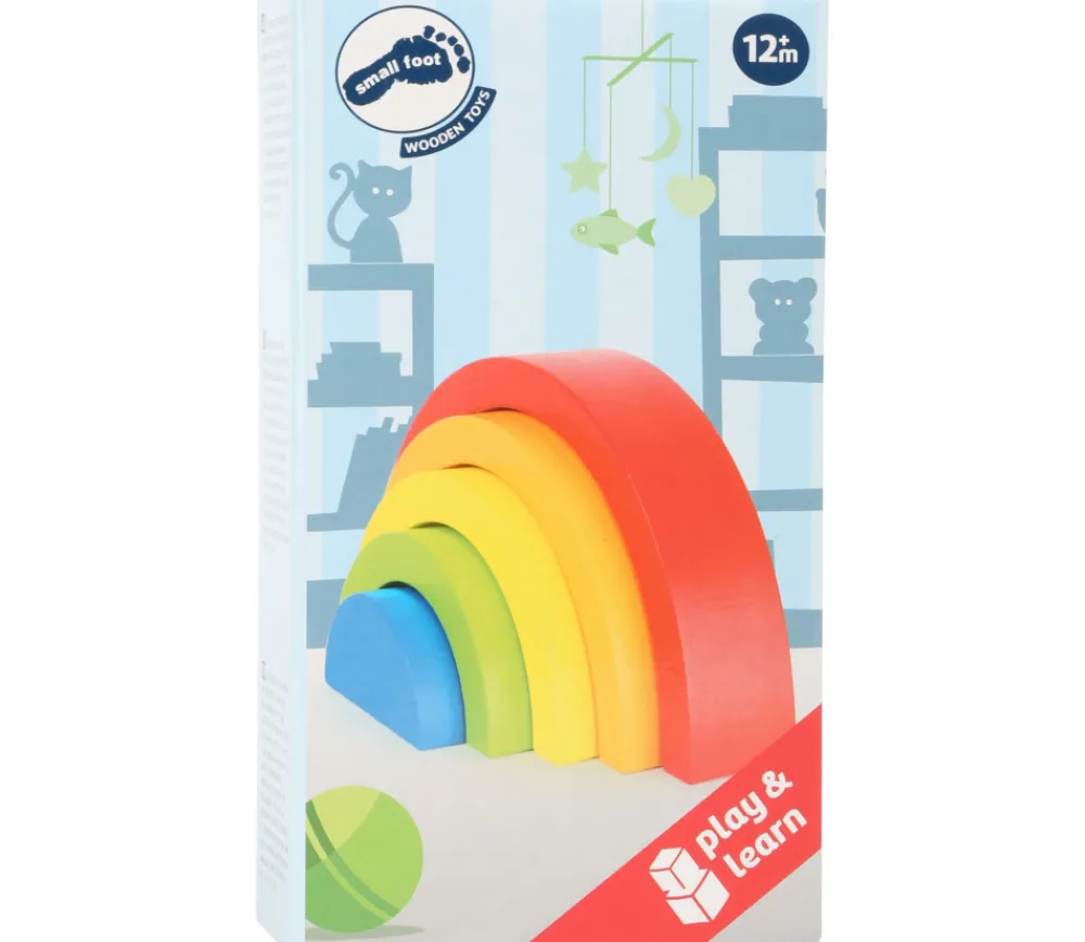 Tout Pour le Jeu Arc-en-ciel multicolore en bois - 5 pièces