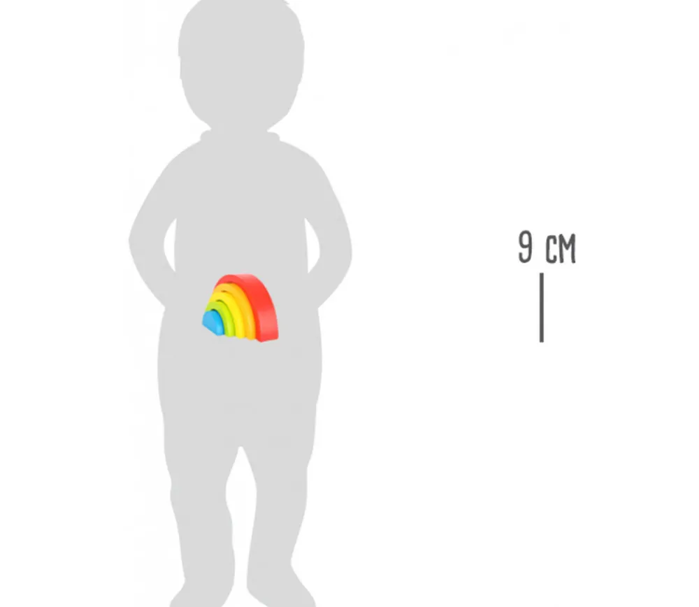 Tout Pour le Jeu Arc-en-ciel multicolore en bois - 5 pièces