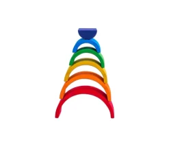 Tout Pour le Jeu Arc-en-ciel multicolore en bois - 6 pièces