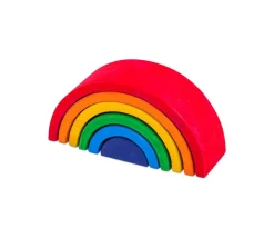 Tout Pour le Jeu Arc-en-ciel multicolore en bois - 6 pièces
