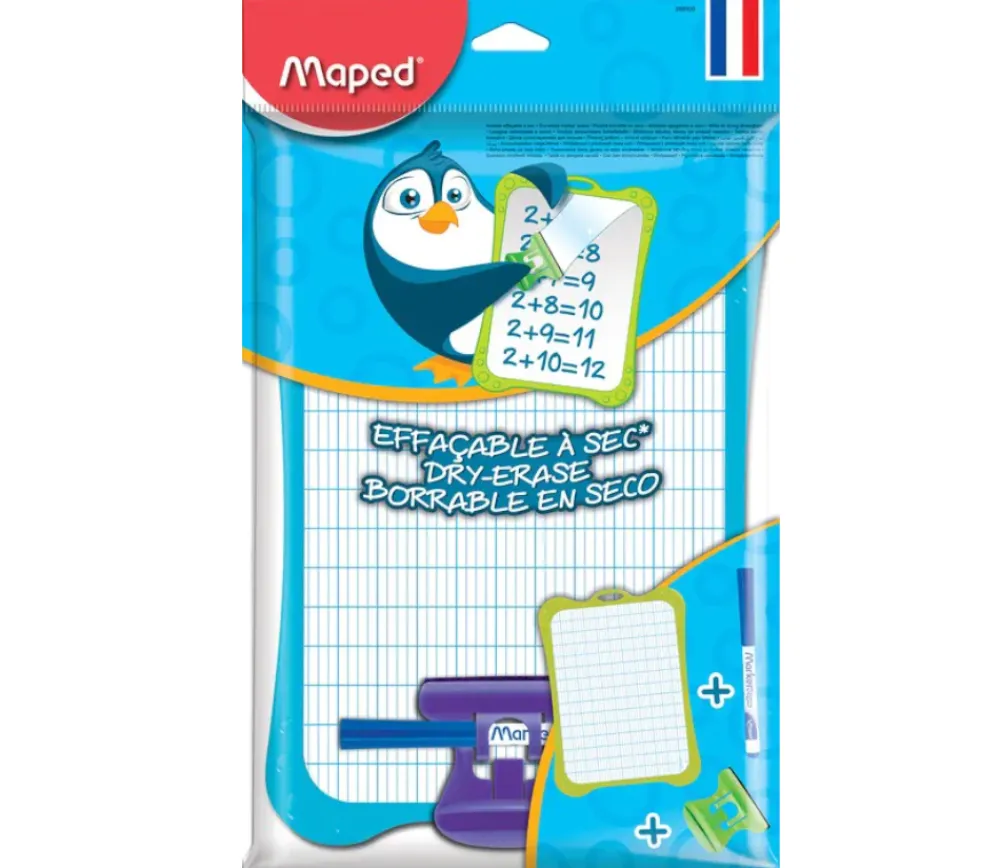 Tout Pour le Jeu Ardoise blanche effaçable avec grilles