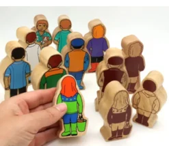 Tout Pour le Jeu Assistant fermier en bois coloré 100 x 53 x 25 mm personnage jeu