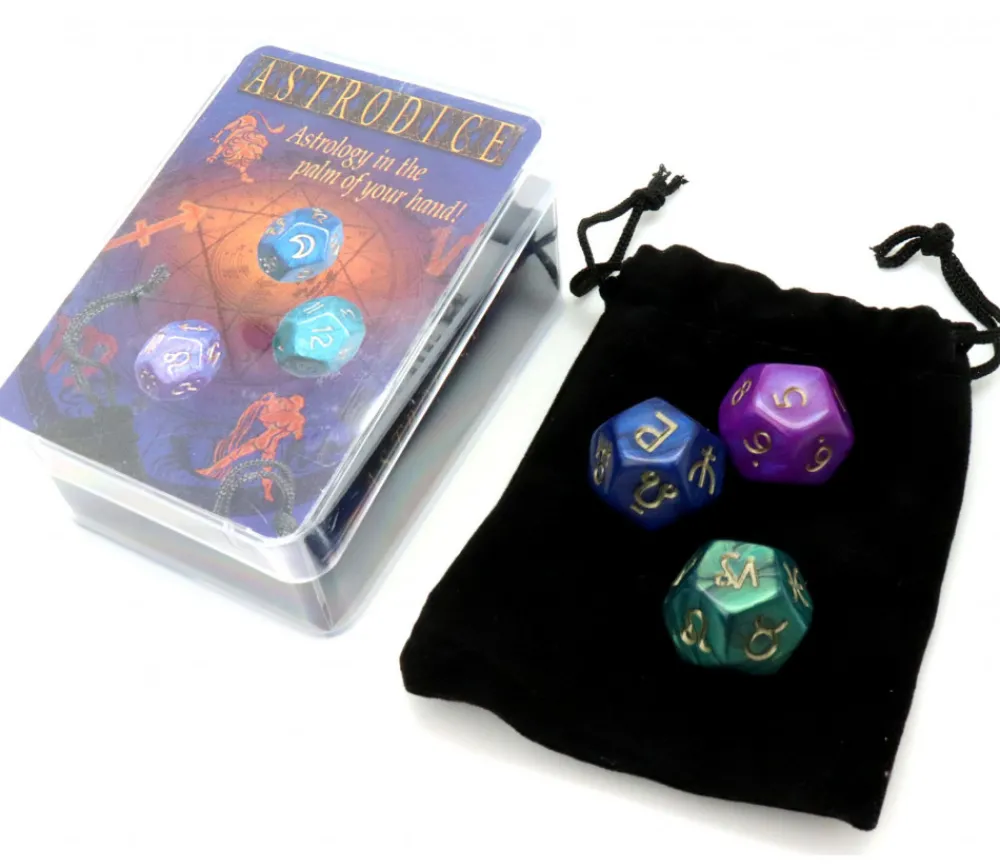 Tout Pour le Jeu Astro dice set dés astrologie