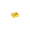 Tout Pour le Jeu Bac rectangulaire 100x74x38 mm plastique jaune