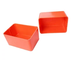 Tout Pour le Jeu Bac rectangulaire 79x49x38 mm plastique rouge