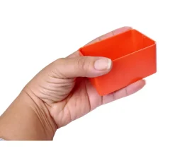 Tout Pour le Jeu Bac rectangulaire 79x49x38 mm plastique rouge