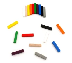 Tout Pour le Jeu Baguette allumette 5x5x25 mm pion buchette route en bois pour jeu unité