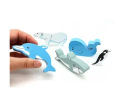 Tout Pour le Jeu Baleine en bois 11 x 7.8 x 2.5cm