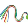 Enfant Tout Pour le Jeu Balle comète à lancer 4 cm avec queue rubans multicolores