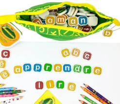 Tout Pour le Jeu Bananagrams junior mon premier jeu de lettres - banane verte version enfant