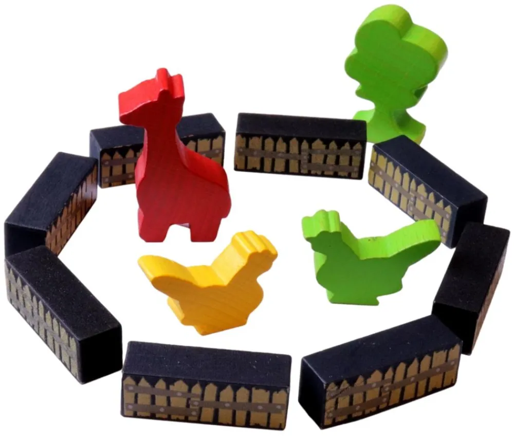 Tout Pour le Jeu Barrière rectangle en bois 33x12x10 mm pour jeu