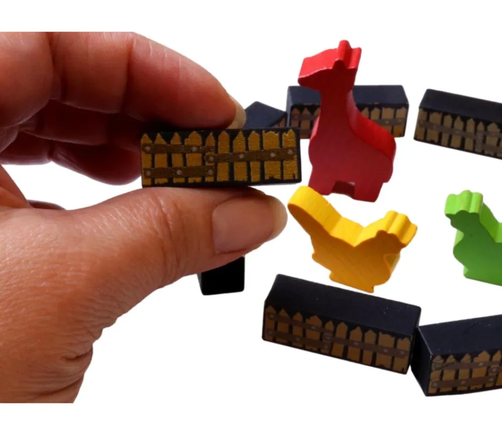 Tout Pour le Jeu Barrière rectangle en bois 33x12x10 mm pour jeu