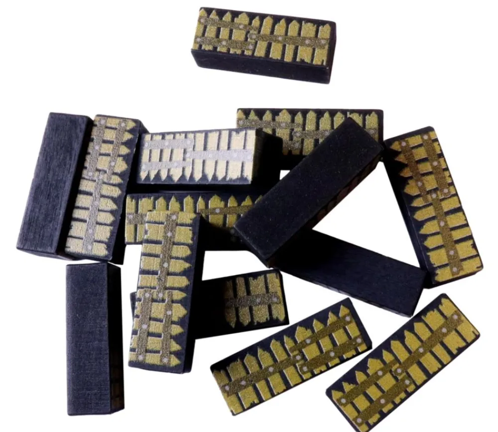 Tout Pour le Jeu Barrière rectangle en bois 33x12x10 mm pour jeu