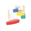 Tout Pour le Jeu Bateau en BOIS bleu 62x25x65 mm