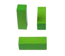 Tout Pour le Jeu Batonnet en bois vert de 3 cm - 10x10x30 mm