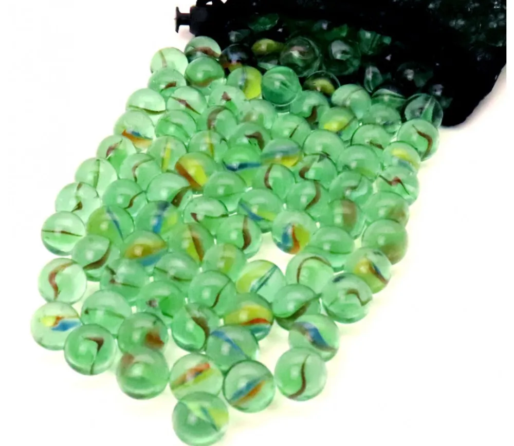 Tout Pour le Jeu Billes en verre pour jeu lot d'environ 200 billes + 4 boulets