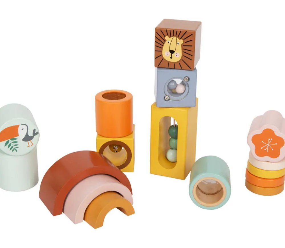 Tout Pour le Jeu Blocs sensoriels en bois découverte bébé