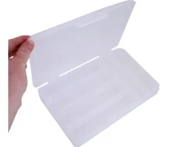 Tout Pour le Jeu Boite 6 compartiments vide de 24.5 x 16.5 x 4 cm en plastique