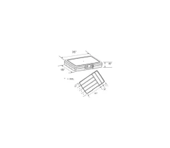 Tout Pour le Jeu Boite 6 compartiments vide de 24.5 x 16.5 x 4 cm en plastique