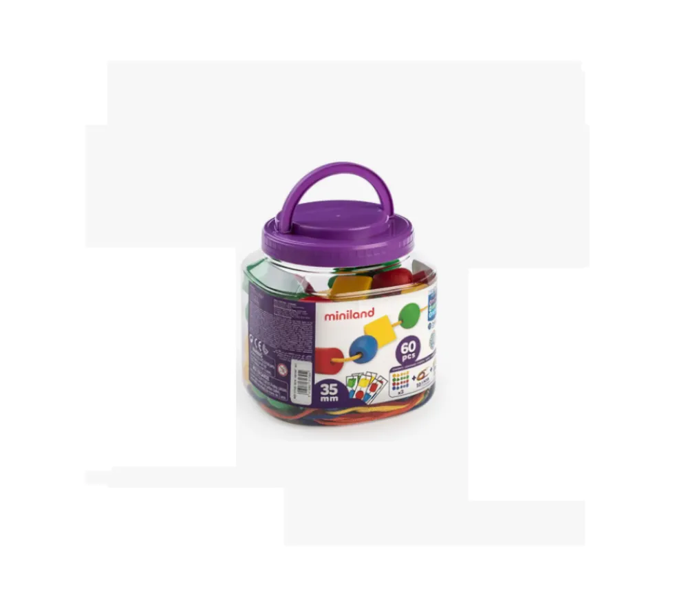 Tout Pour le Jeu Boite 60 formes colorées 35 mm de diamètre