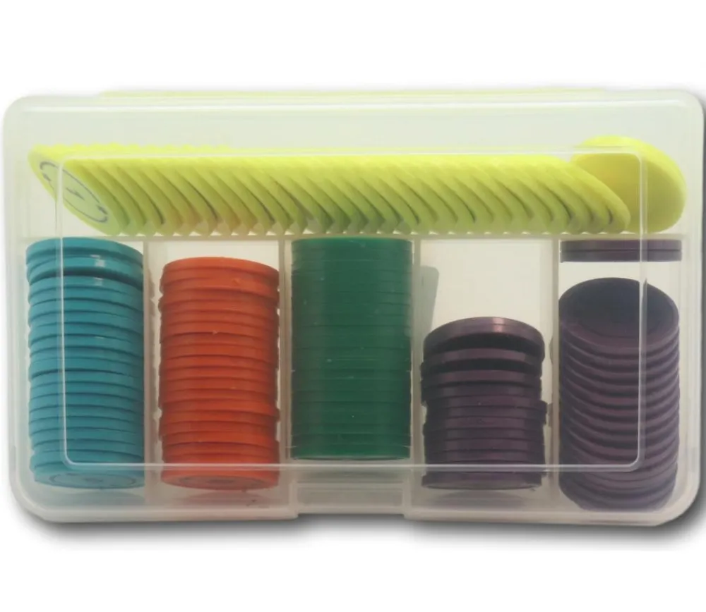 Tout Pour le Jeu Boite 120 jetons numérotés de 1 à 50 pour jeux
