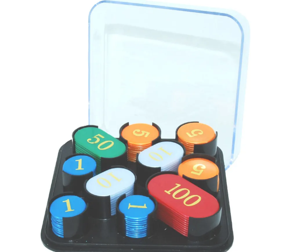 Tout Pour le Jeu Boite 100 jetons numérotés pour jeux boite carré