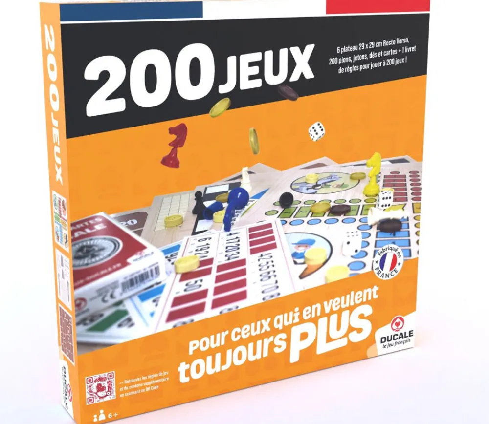 Enfant Tout Pour le Jeu Boite 200 jeux traditionnels plateaux et cartes - Ducale