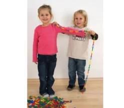 Tout Pour le Jeu Boite 500 mini liens plastiques colorés 4 x 1.7 cm