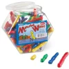 Tout Pour le Jeu Boite 72 pions Chenilles de mesure - 4 longueurs