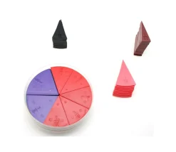 Tout Pour le Jeu Boite 71 portions pour fractions - 10 ronds de 10 cm