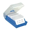 Tout Pour le Jeu Boite à trier bleue pour cartes 20 x 9 x 6.5 cm plastique avec intercalaires amovibles