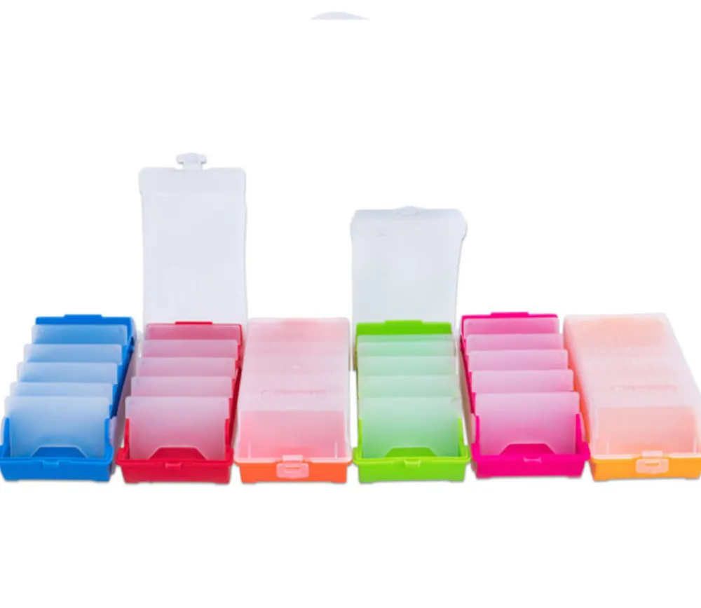 Tout Pour le Jeu Boite à trier bleue pour cartes 20 x 9 x 6.5 cm plastique avec intercalaires amovibles